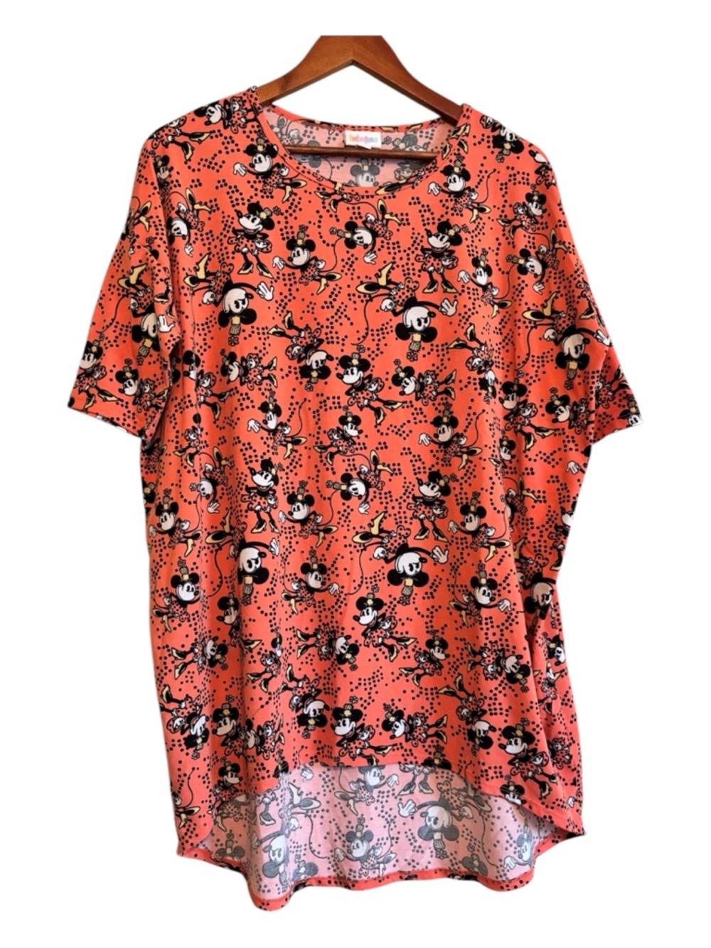 Lularoe tunic Minnie Mouse print women’s size medium